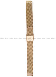 Bransoleta mesh do zegarka - BMRG03.14.Z-SSP - 14 mm - z zabezpieczeniem - różowe złoto