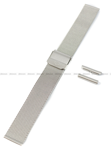 Bransoleta mesh do zegarka - Rochet Asti 2255100 - 16-18 mm - srebrna