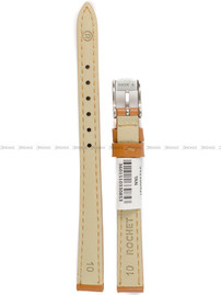 Pasek skórzany do zegarka - Rochet Miami 5411004ST - 10 mm - Brązowy