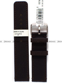 Skórzany pasek do zegarka Morellato A01X5189B76032CR22, 22 mm, Brązowy