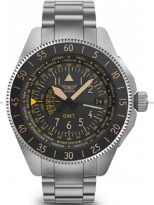 Aviator Airacobra GMT V.1.37.0.303.5 Zegarek Męski