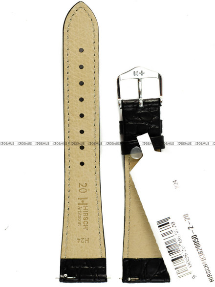 Pasek skórzany do zegarka - Hirsch Aristocrat 03828050-2-20 - 20 mm