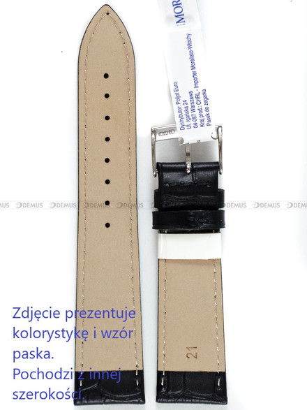 Pasek do zegarka skórzany - Morellato A01X2269480019CR12 - 12 mm
