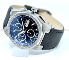 Zegarek Męski Balticus Grey Seal III Chrono - zielony - Dwa paski i bransoleta w zestawie