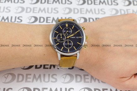 Zegarek Timex Chronograph TW2U39000 Męski, Kwarcowy, Wskazówkowy