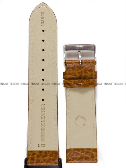 Pasek skórzany do zegarka - Condor 608R.08.22.W - 22 mm