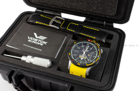 Vostok Europe Batiscafos Automatic NH35A-511E767B Zegarek Męski - Zestaw