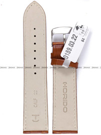 Skórzany pasek do zegarka Horido 0189.03.22S, 22 mm, Brązowy