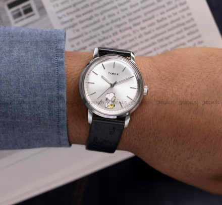 Zegarek Męski Timex Marlin Automatic x Peanuts Snoopy Saxophonist TW2W68800