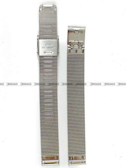 Siateczkowa (mesh) bransoleta do zegarka Obaku V209LXCIMC, 12 mm, Srebrna