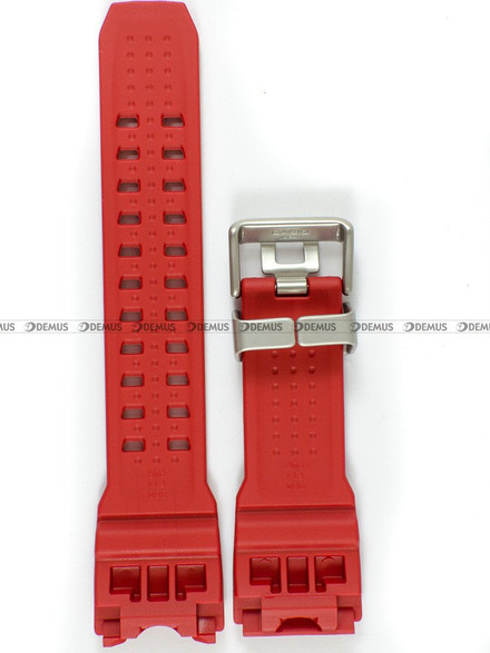 Pasek do zegarka z tworzywa Casio GWG-1000RD-4AER, 16 mm, Czerwony