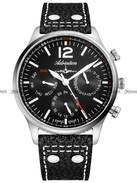 Zegarek Adriatica Mens strap A8268.5254QF Męski, Kwarcowy, Wskazówkowy