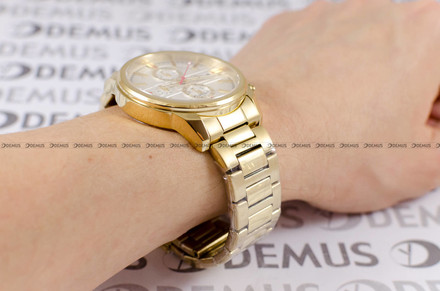 FujiTime M7128Q-Gold-Silver Zegarek Męski