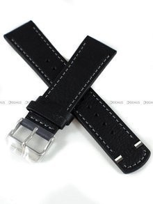 Skórzany pasek do zegarka Tommy Hilfiger Tommy-Hilfiger-1791630, 22 mm, Czarny