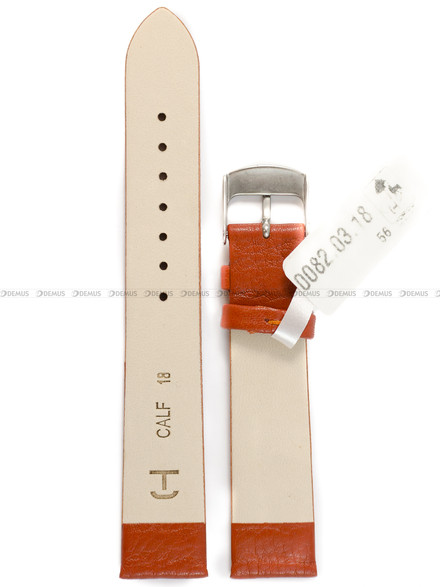 Pasek skórzany do zegarka - Horido 0082.03.18 - 18 mm