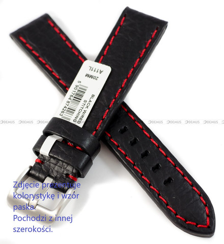 Pasek skórzany do zegarka - Chermond A111L.22.1.4-XL - 22 mm