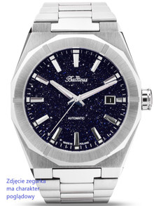 Bransoleta do zegarka Balticus Gwiezdny Pył 15 mm - Srebrny