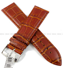 Skórzany pasek do zegarka Morellato A01X2269480041CR24, 24 mm, Brązowy