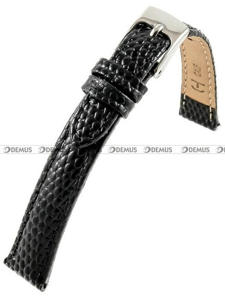Skórzany pasek do zegarka Horido D0065.01.14S, 14 mm, Czarny