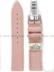 Skóropodobny, ekologiczny pasek do zegarka Morellato A01D5050C47087CR20, 20 mm, Różowy