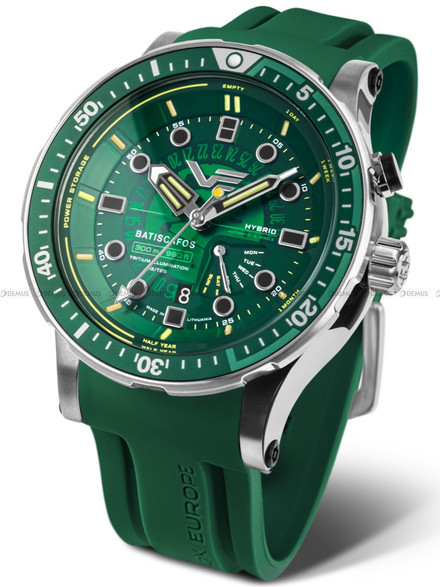 Vostok Europe Batiscafos Hybrid PX84-511A770S Zegarek Męski  - Zestaw