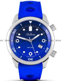 Zegarek Męski Balticus Grey Seal III - niebieski - Dwa paski i bransoleta w zestawie