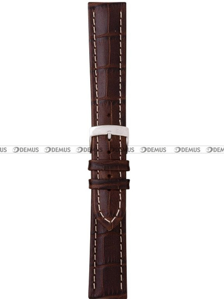 Skórzany pasek do zegarka Morellato A01U3252480032CR24, 24 mm, Brązowy