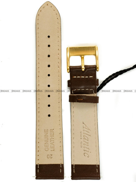 Pasek do zegarka skórzany Atlantic Sealine 62341 - L190.02.20G - 20 mm
