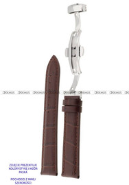 Pasek skórzany do zegarka - JVD R42402/20 - 20 mm