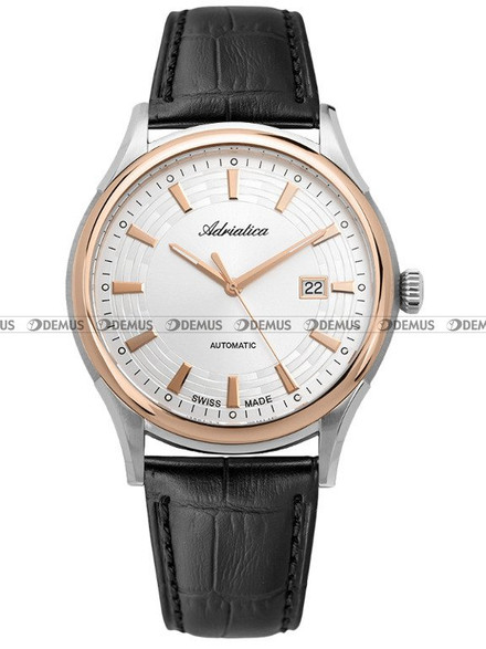 Zegarek Adriatica Mechaniczne A2804.R213A Męski, Automatyczny, Wskazówkowy