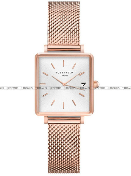 Zegarek Damski Rosefield The Mini Boxy QMWMRG-Q040