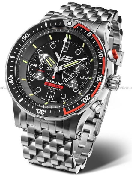 Zegarek Męski Vostok Europe Batiscafos Chrono 6S21-511A771B - Zestaw