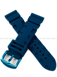 Niebieski pasek silikonowy do zegarka Vostok Europe EXPEDITION NORTH POLE - Polar Sunrise VR42-595D734 - 24 mm