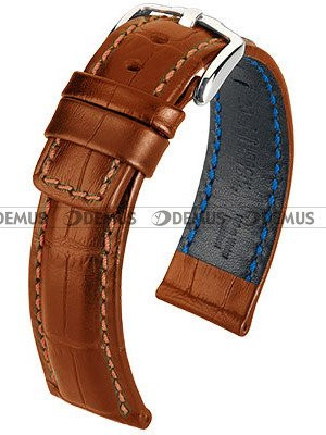 Skórzany pasek do zegarka Hirsch 02528070-2-20, 20 mm, Brązowy