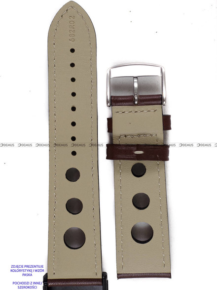 Pasek skórzany do zegarka - Condor 682R.02.20.W - 20 mm