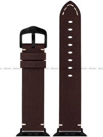 Pasek skórzany z adapterem do Apple Watch - Hirsch Ranger 05402010AD-5-22 - 22 mm - Zestaw