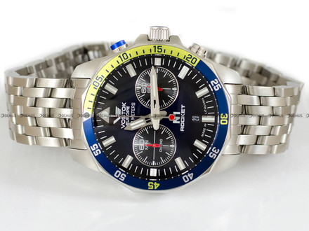Vostok Europe N1 Rocket 6S21-225A708B2 Zegarek Męski - Zestaw
