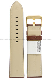 Pasek skórzany do zegarka - Rochet Aviator 5520893 - 22 mm - Brązowy