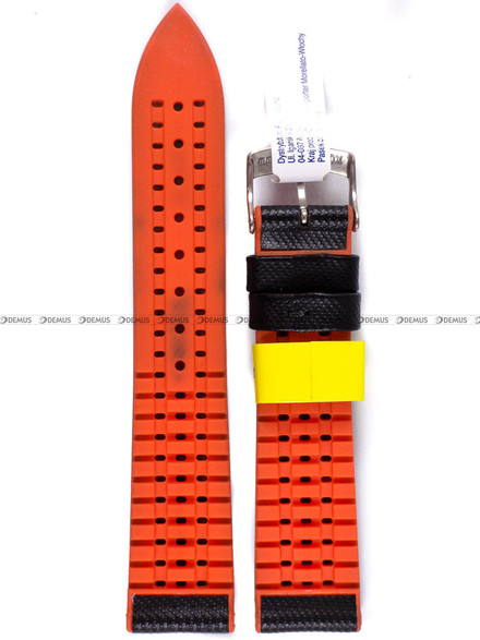 Pasek do zegarka z tworzywa Morellato A01X4762797886CR20, 20 mm, Czarny
