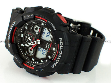 Zegarek Casio G-Shock GA-100-1A4ER Męski, Kwarcowy, Wskazówkowo-Elektroniczny