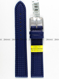 Skórzany pasek do zegarka Morellato A01X4907977062SB20, 20 mm, Niebieski