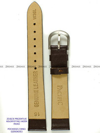 Skórzany pasek do zegarka Pacific W36L.14.2, 14 mm, Brązowy