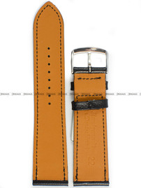 Pasek skórzany do zegarka - Fluco HB Caviar 125M-01-22 - 22 mm