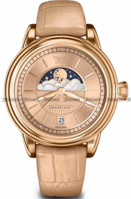 Zegarek Damski Aviator Douglas MoonFlight V.1.33.2.260.4