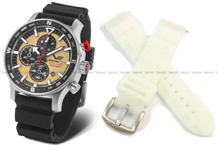 Vostok Europe Expedition SAHARA - Route of Tuaregs - 6S10-598A753S Zegarek Męski - Limitowana Edycja - Zestaw - Pasek luminescencyjny