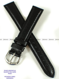Skórzany pasek do zegarka Pacific W33L.12.1.1, 12 mm, Czarny
