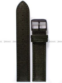 Skórzany pasek do zegarka Nautica A11108G, 20 mm, Zielony