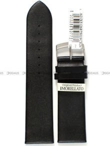 Skórzany pasek do zegarka Morellato A01X5126875019CR24, 24 mm, Czarny