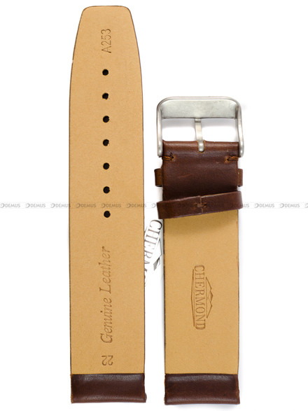 Pasek skórzany do zegarka - Chermond A253.22.2 - 22 mm