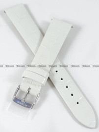 Skórzany pasek do zegarka Aviator Aviator V.1.33.0, 16 mm, Biały